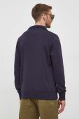 Кофта Gant чоловіча колір синій з аплікацією (3566927)