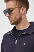 Кофта Gant чоловіча колір синій з аплікацією (3566927)