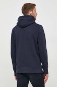 Кофта Gant чоловіча колір синій з капюшоном з аплікацією (3566932)