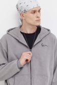 Кофта Karl Kani чоловіча колір сірий з капюшоном з принтом