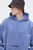Кофта Karl Kani чоловіча з капюшоном з принтом колір блакитний