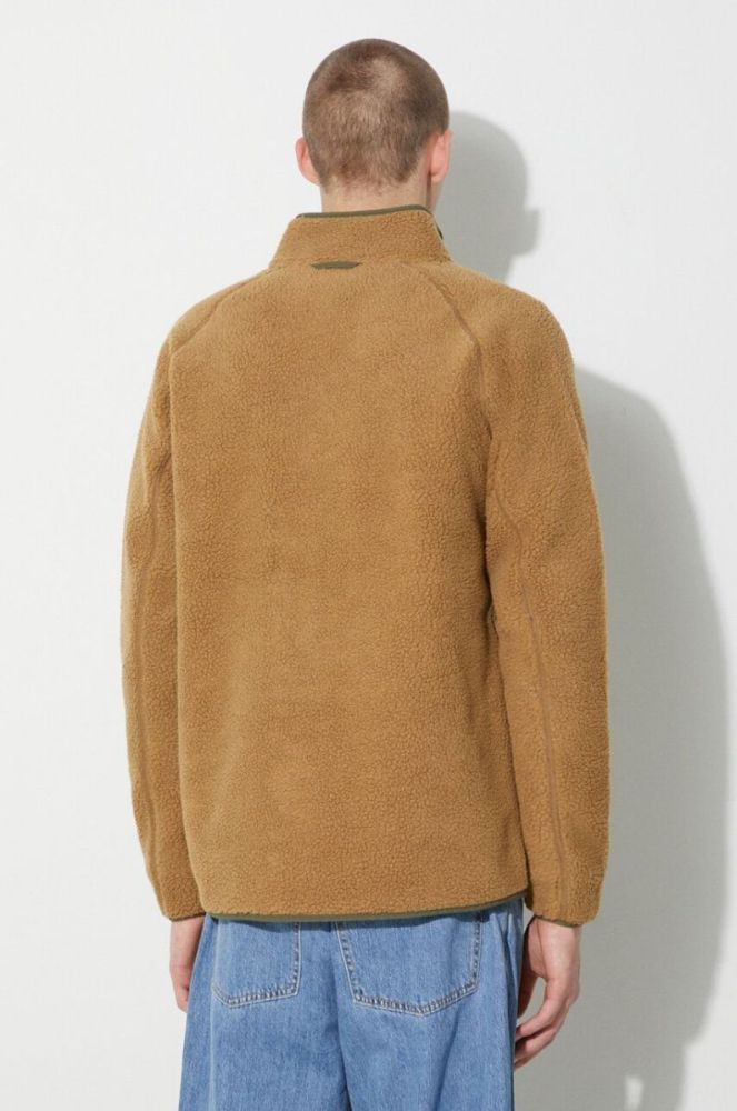 Кофта Fjallraven Vardag Pile чоловіча колір коричневий візерунок фото 3