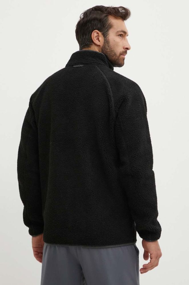 Кофта Fjallraven Vardag Pile чоловіча колір чорний однотонна фото 3