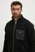 Кофта Fjallraven Vardag Pile чоловіча колір чорний однотонна