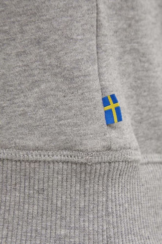 Бавовняна кофта Fjallraven 1960 Logo чоловіча колір сірий меланж фото 6
