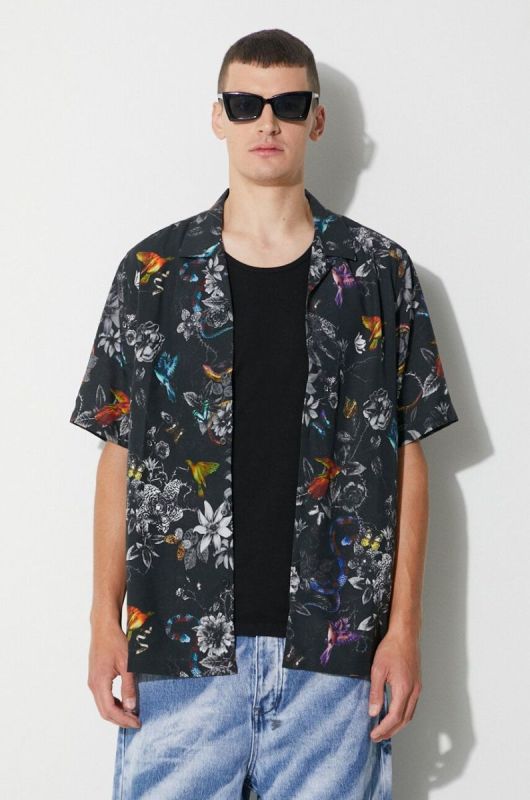 Сорочка KSUBI чоловіча колір чорний regular