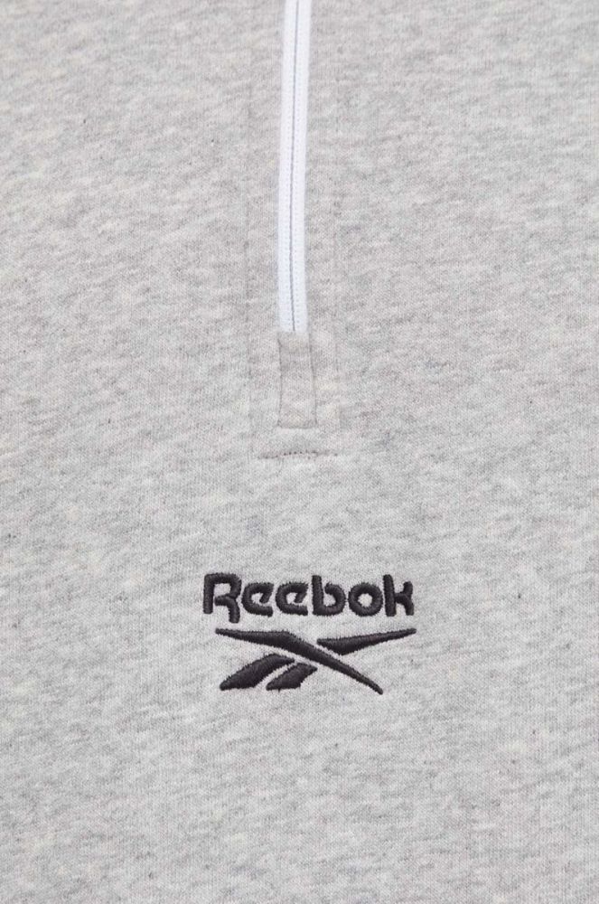 Кофта Reebok чоловіча колір сірий меланж (3567001) фото 5
