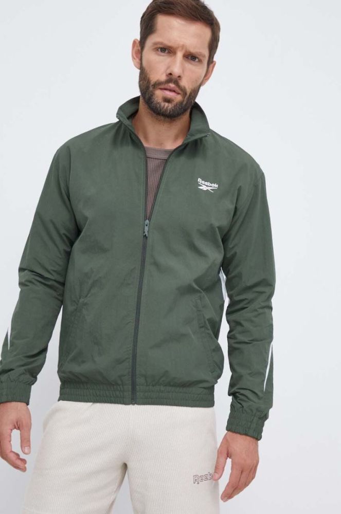 Куртка Reebok Classic чоловіча колір зелений перехідна (3567016) фото 3