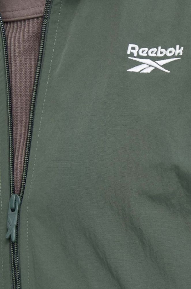 Куртка Reebok Classic чоловіча колір зелений перехідна (3567016) фото 5