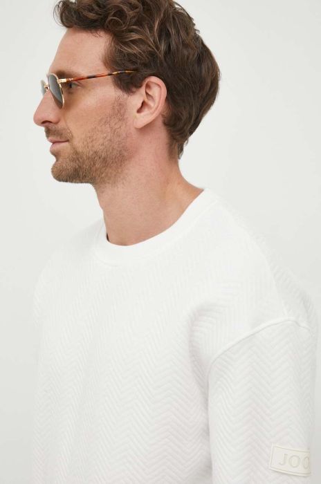 Кофта Joop! чоловіча колір білий однотонна
