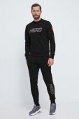 Бавовняна кофта Rossignol HERO чоловіча колір чорний з принтом