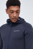 Кофта Peak Performance чоловіча колір синій з капюшоном однотонна (3624975)