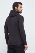 Кофта Peak Performance чоловіча колір чорний з капюшоном однотонна (3624979)