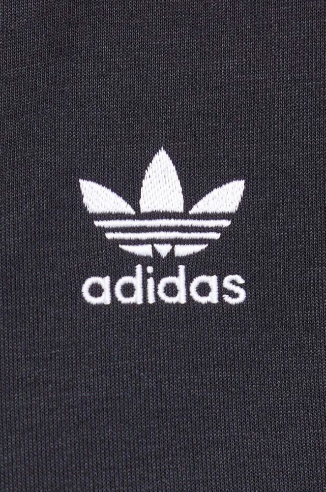 Кофта adidas Originals чоловіча колір чорний однотонна (3617400) фото 5