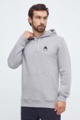 Кофта Burton чоловіча колір сірий з капюшоном меланж