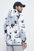 Кофта Burton чоловіча колір білий з капюшоном візерунок
