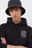 Кофта Vans чоловіча колір чорний з капюшоном з принтом (3688332)