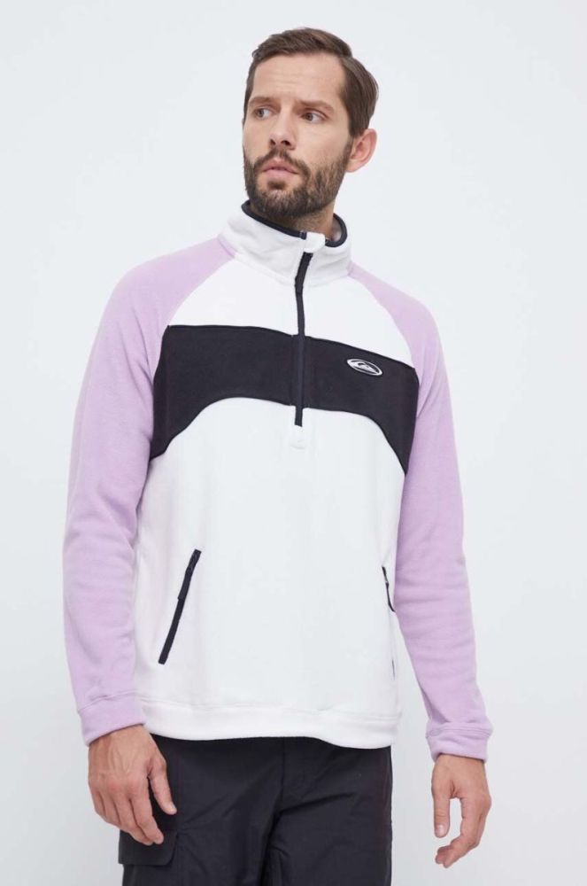 Спортивна кофта Quiksilver Powder Chaser колір білий візерунок фото 2