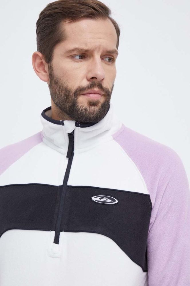 Спортивна кофта Quiksilver Powder Chaser колір білий візерунок фото 3