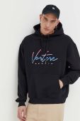 Кофта Vertere Berlin колір чорний з капюшоном з аплікацією