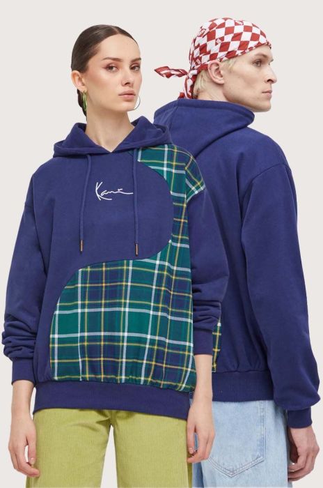 Кофта Karl Kani з капюшоном візерунок колір барвистий (3550047)