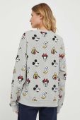 Бавовняна кофта United Colors of Benetton x Disney колір сірий візерунок (3569848)