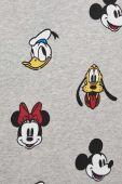 Бавовняна кофта United Colors of Benetton x Disney колір сірий візерунок (3569848)