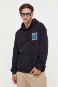 Кофта Vertere Berlin колір чорний з капюшоном з принтом (3621339)