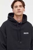 Кофта Vertere Berlin колір чорний з капюшоном з принтом (3621344)