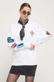 Кофта Guess Originals колір білий з аплікацією