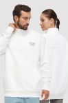 Бавовняна кофта Reebok Classic колір білий з аплікацією Бавовняна кофта Reebok Classic колір білий з аплікацією