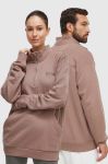 Бавовняна кофта Reebok Classic колір коричневий з аплікацією Бавовняна кофта Reebok Classic колір коричневий з аплікацією
