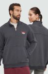 Бавовняна кофта Reebok Classic колір сірий з аплікацією Бавовняна кофта Reebok Classic колір сірий з аплікацією