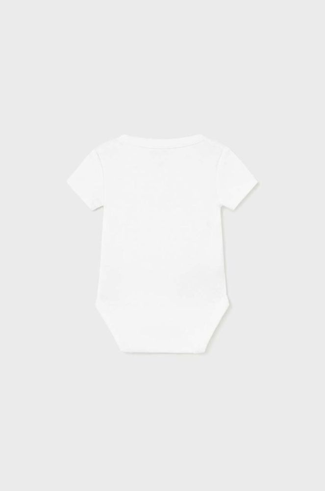 Дитяче бавовняне боді Mayoral Newborn колір білий (3428040) фото 2