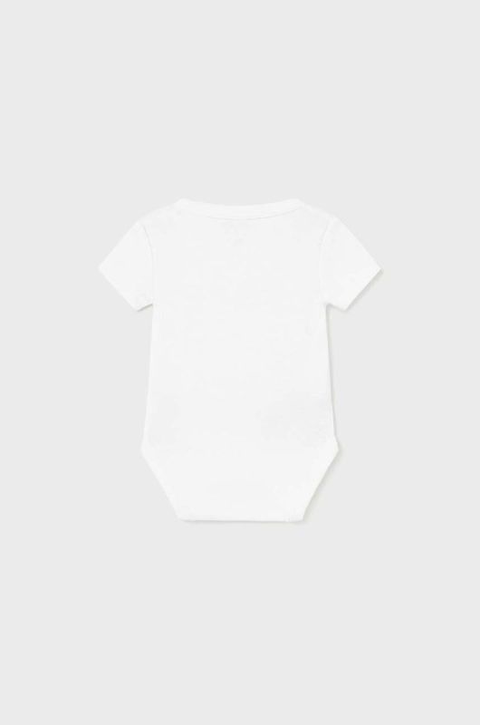 Дитяче бавовняне боді Mayoral Newborn колір білий (3428040) фото 2