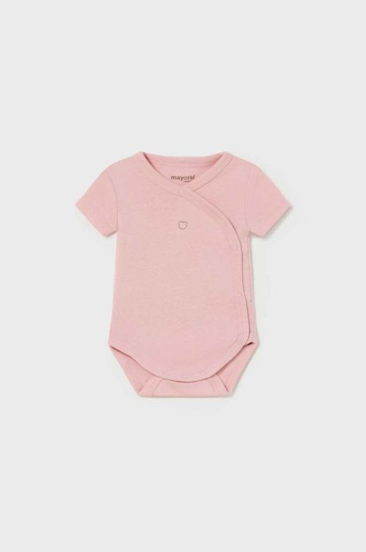 Дитяче бавовняне боді Mayoral Newborn колір рожевий (3428026)
