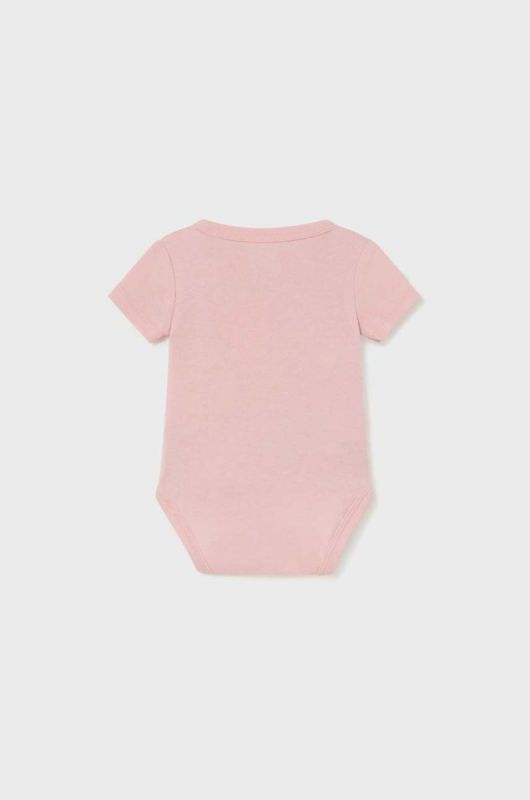 Дитяче бавовняне боді Mayoral Newborn колір рожевий (3428026) фото 2