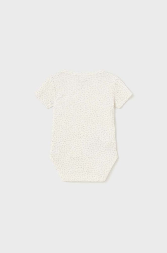 Дитяче бавовняне боді Mayoral Newborn колір бежевий (3428047) фото 2