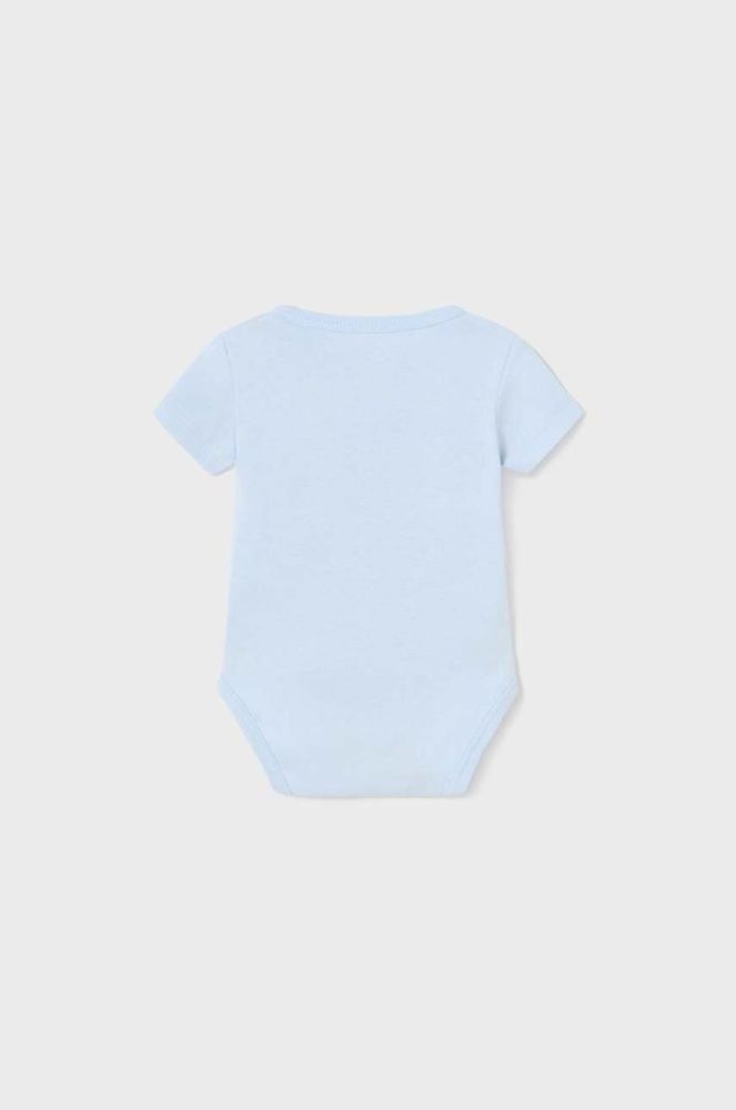 Дитяче бавовняне боді Mayoral Newborn колір блакитний (3428054) фото 2