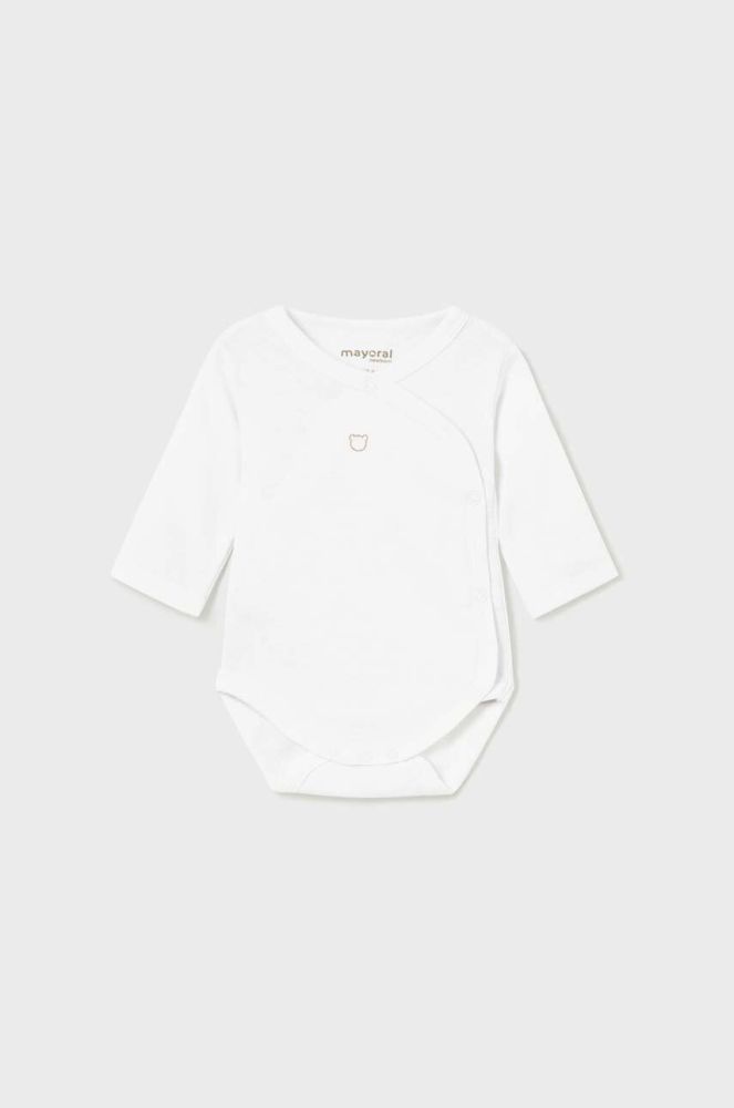 Боді для немовлят Mayoral Newborn колір білий (3414097)
