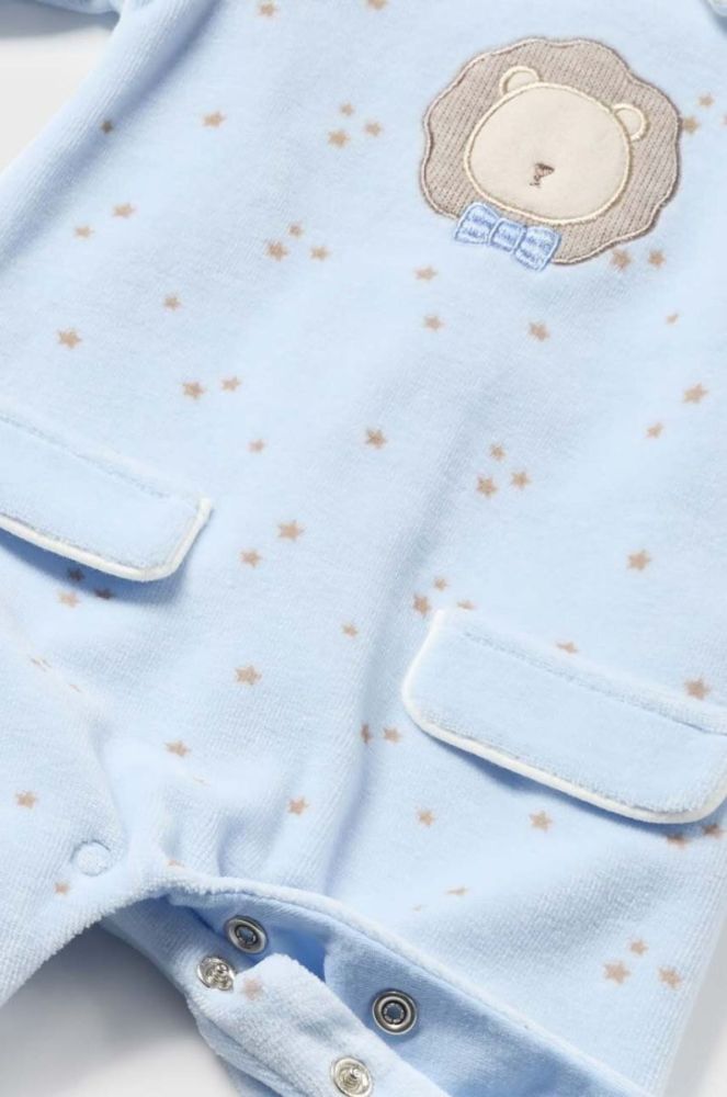 Дитячі повзунки Mayoral Newborn Gift box 2-pack колір блакитний (3569591) фото 3