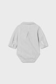 Дитяче бавовняне боді Mayoral Newborn колір сірий (3503750)