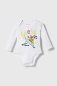 Дитяче бавовняне боді Guess 3-pack колір білий (3571030)