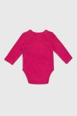 Дитяче бавовняне боді Guess 3-pack колір рожевий (3324627)
