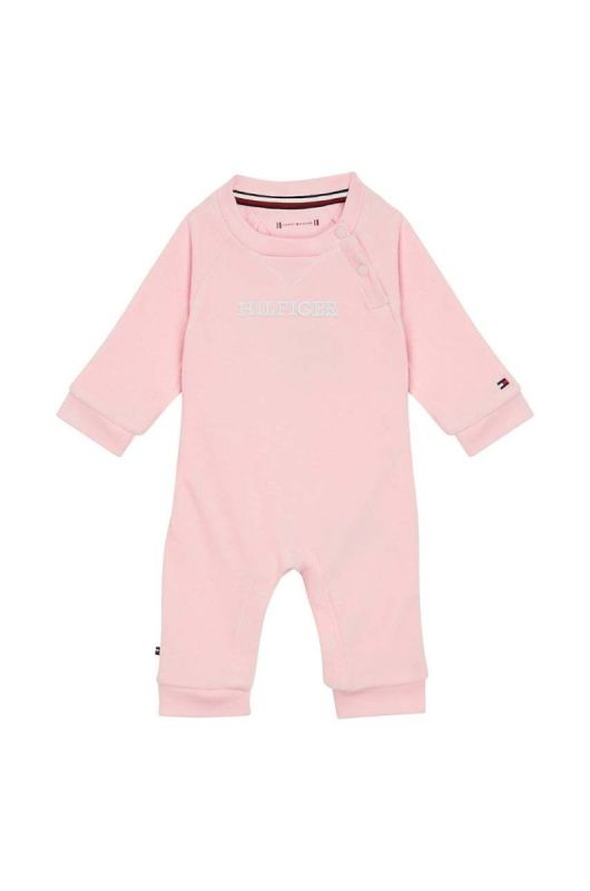 Дитячі повзунки Tommy Hilfiger колір рожевий (3515015)