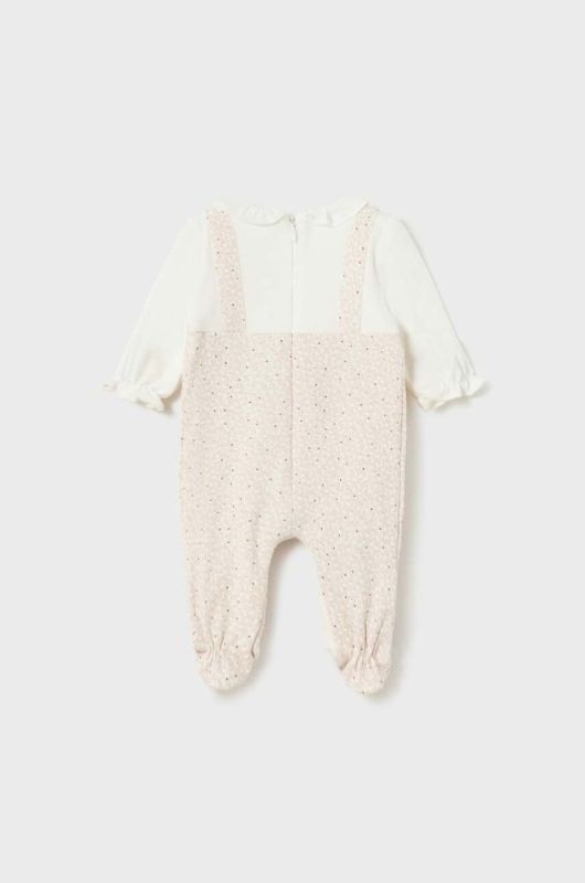 Дитячі повзунки Mayoral Newborn колір бежевий (3450082) фото 2