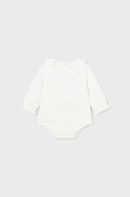 Дитяче бавовняне боді Mayoral Newborn Gift box колір білий (3444594)