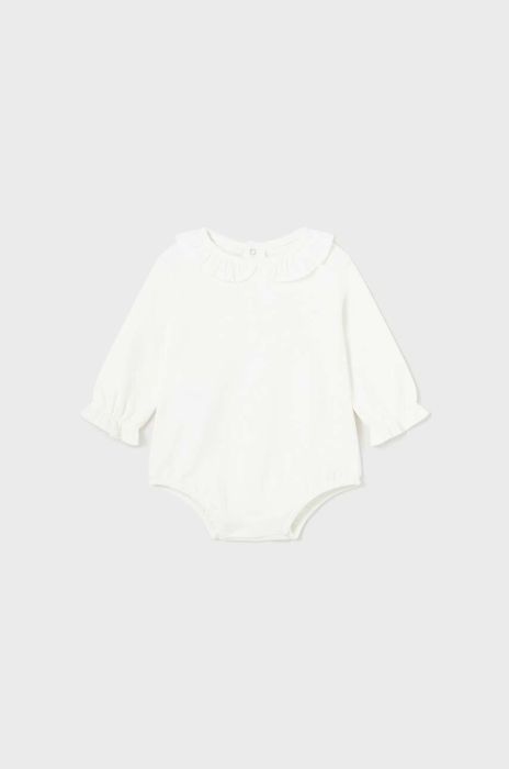 Дитяче бавовняне боді Mayoral Newborn Gift box колір бежевий (3444660)