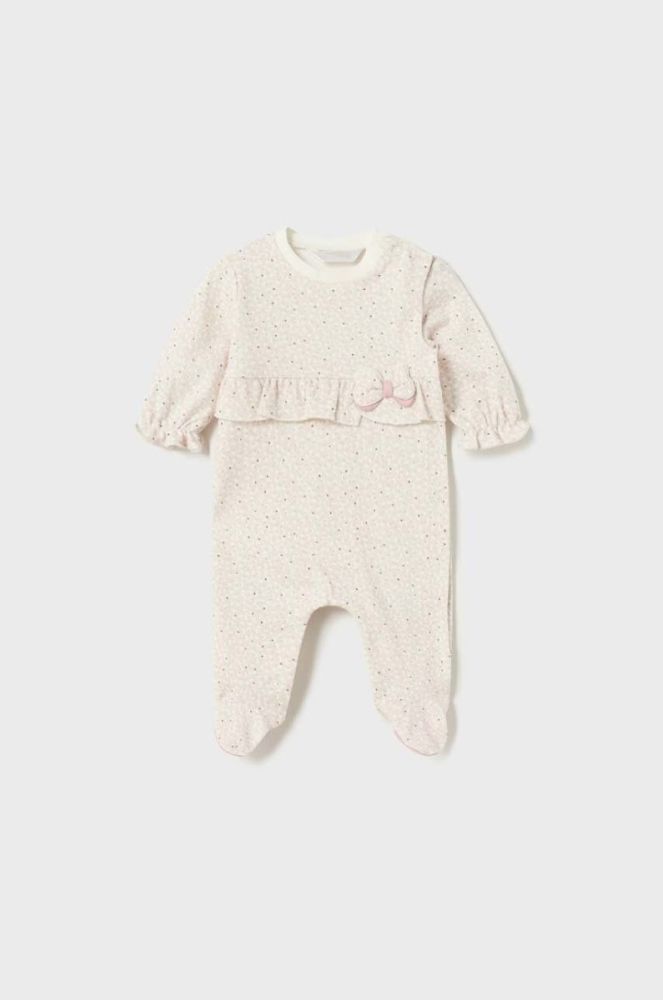 Дитячі бавовняні повзунки Mayoral Newborn 2-pack колір рожевий (3428117) фото 2