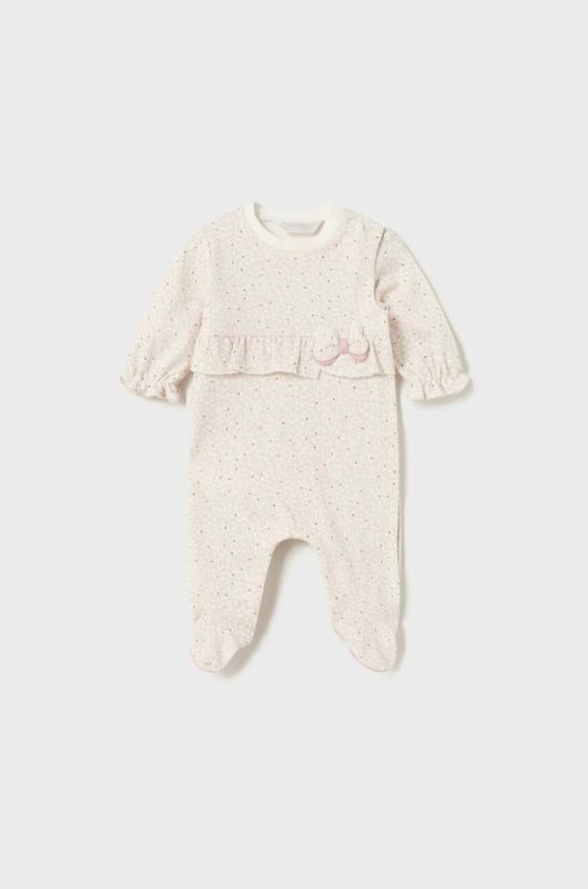 Дитячі бавовняні повзунки Mayoral Newborn 2-pack колір рожевий (3428117) фото 2
